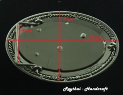 (MADE BY ORDER)BUCKLE HANDMADE STAINLESS STEEL SKULL DOUBLE GUN WITH PIPE