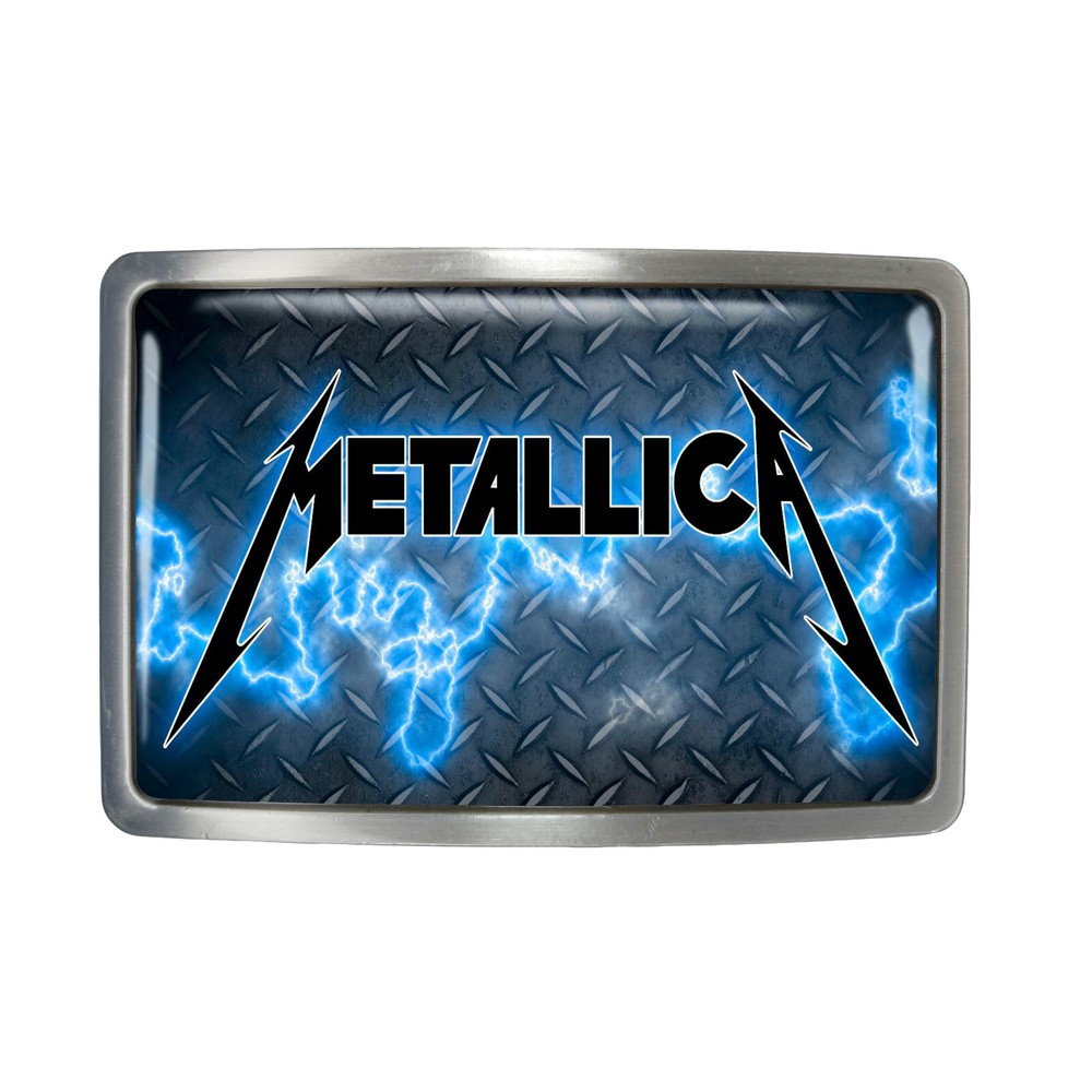 Metallica Belt Buckle – Heavy Metal Rock Band Rectangle Belt Buckle – 696