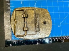 1996 Handyman Club of America *Life Member* Vintage 1996 Brass Tone Belt Buckle