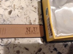 Men&rsquo;s Faux Leather Belt Auto Lock Buckle made by Thailand Crocodile LTD