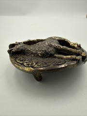 Stag Deer Belt Buckle Copyright 1981.Serial number 510. USA