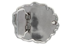ANTIQUE ENGRAVED ROSE FLOWER BUCKLE WOMEN&rsquo;S BELT BUCKLE fits up to 1-1/2&Prime;