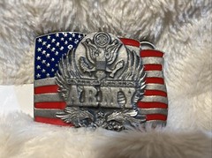 Siskiyou Vintage 1991 United States Army Military Belt Buckle Made In USA B-92