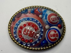 Chicago Cubs Baseball Team Sports Fan Collectible Belt Buckle