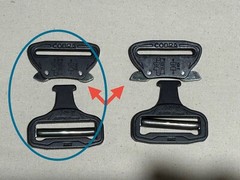 AustriAlpin Cobra 1.75&Prime; buckle ( FLAT BLACK ) STANDARD quick release