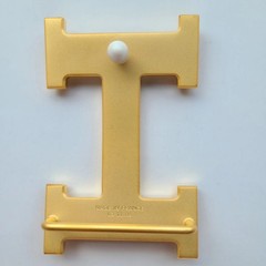 38mm H Gold Brushed Constance Belt Buckle