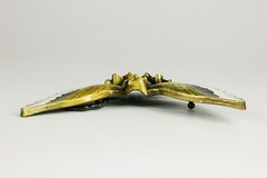 Flying Eagle antique brass belt buckle