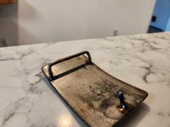 Foster Weld Belt Buckle Unique Modern Industrial Artisan Metal 2007
