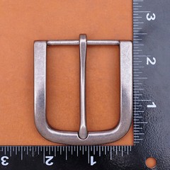 Alloy Prong Pin Clip Buckle Men Leather Belt Replacement Old Silver Belt Buckle
