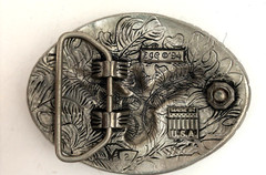 Navajo style Eagle Belt Buckle EJC 1994 Southwestern