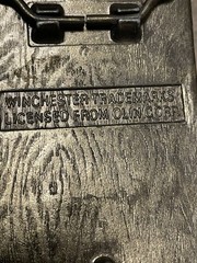 VINTAGE WINCHESTER REPEATING ARMS NEW HAVEN CONN. METAL BELT BUCKLE 4 »