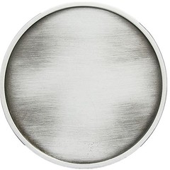 Antique Brushed Silver Round Blank Belt Buckle for Engraving also Stock in US