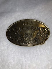 NRA Golden Eagles Limited Edition Belt Buckle