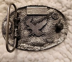 1993 Arroyo Grande Buckle Co Bald Eagle Pewter Belt Buckle. Men&rsquo;s Western Wear