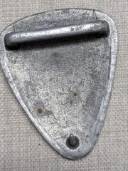 vintage FENDER belt buckle GUITAR PICK metal WESTERN cowboy HEAVY