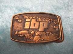 Iowa Beef Processors Belt Buckle