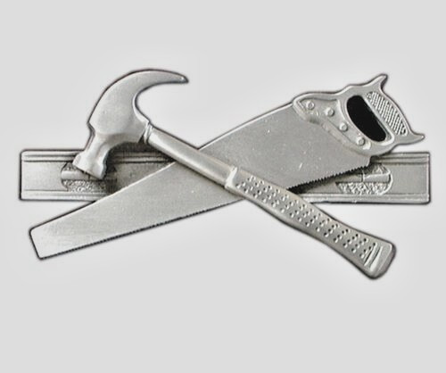 Carpenter Belt Buckle New Men GAP Product Pewter Metal Western Rodeo Cowboy Gift