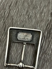 Clint Orms 14k Gold + Ruby belt buckle Set