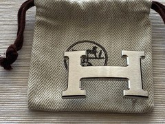 32mm H Belt Buckle Brushed Silver