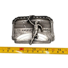 1984 Los Angeles USA Olympics 3D Runner Metal Belt Buckle 1935/10000 Arroyo