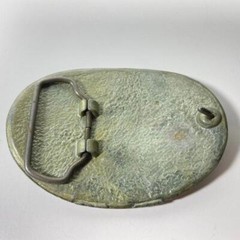 3.5&Prime; x 2.75&Prime; Vintage Train Locomotive Railroad Belt Buckle