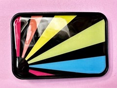 Sunrise Rays Abstract Multicolored Rainbow Sunrays? Rectangular Belt Buckle