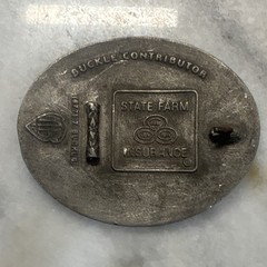 2005 Houston Livestock Show and Rodeo Buckle Pewter