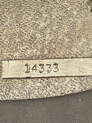 Vntg International Monetary Mint American Eagle Belt Buckle Numbered 14333