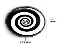 Twilight Zone Retro Sci-fi Unisex Handmade Belt Buckle