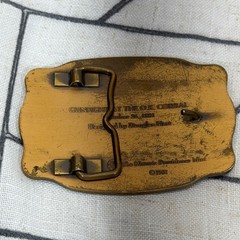 Historic Providence Mint Belt Buckle OS Gold Gunfight at the OK Corral 1981 Vtg