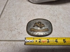 Vintage German Silver Belt Buckle