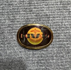 Vintage Kansas Band Belt Buckle 70s Rock Point Of Know Return Pacifica Mfg.