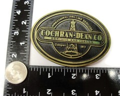Cochran-Dean Belt Buckle Drilling Services Casper Wyoming DynaBuckle Bronze