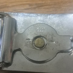 Silver Metal R.A.F. RAF 101 Eagle Clamp Closure Belt Buckle Men 1.5&Prime;