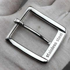 Replacement Stainless Steel Single Prong Belt Buckle for 3.3cm Wide Belts