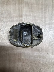 Vtg Great American Buckle Kodiak Smokeless Tobacco Bear Belt Buckle