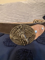 Western Bull Riding Belt Sz 38