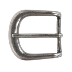 1 1/4&Prime; (32 mm) Single Prong Solid Brass Horseshoe Belt Buckle