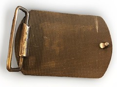 Vtg Cooper Industries Portable RIG Division Belt Buckle 3 3/8&Prime;x2 2/16” #171