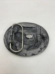 Bass Anglers Sportsman 1990s Society Belt Buckle Made in U.S.A. New No Box Rare