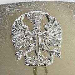 Vtg Spanish Civil War Belt Buckle Francisco Franco Eagle Crown Cross Military
