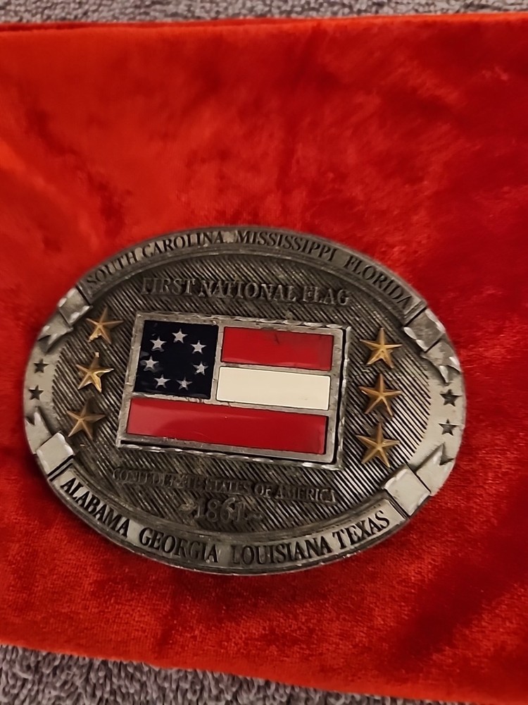 First National Flag Belt Buckle