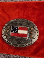 First National Flag Belt Buckle