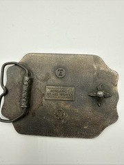 America&rsquo;s Heroe&rsquo;s Fire Dept Belt Buckle Vintage Bergamot Brass Works USA