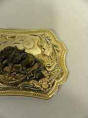Vintage Bucking Bronco Horse Cowboy Western Belt Buckle (A6)