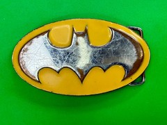Used Batman Dc Comics Superhero S11 Belt Buckle To Restore / Re-Paint