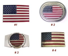 USA United States of America Country Flags Belt Buckles Western Cowboy Rodeo New