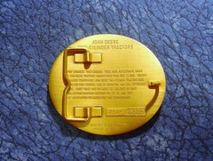 John Deere Vintage Two-Cylinder Farm Tractors Limited Edition Belt Buckle