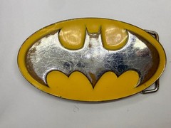 Used Batman Dc Comics Superhero S11 Belt Buckle To Restore / Re-Paint