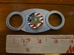Deputy Sheriff Bucks County Badge Belt Buckle and cigar cutter (Challenge coin)